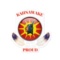 Kahnawake Proud Mohawk Native American Bubble free stickers Graphic Tee – Everyday Comfort · Must-Have Style