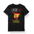 Espagnol J39peux pas j39ai Espagnol T shirt Bio Femme Homme Enfant et Body Bb Fun Drle Collection Pour tudiant Graphic Tee – Soft Feel · High-Quality Print