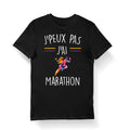Marathon J39peux pas j39ai Marathon T shirt Bio Homme Femme Enfant et Body Bb Humour Fun Drle Sport course Pied et activit Graphic Tee – Aesthetic Look · High-Quality Print