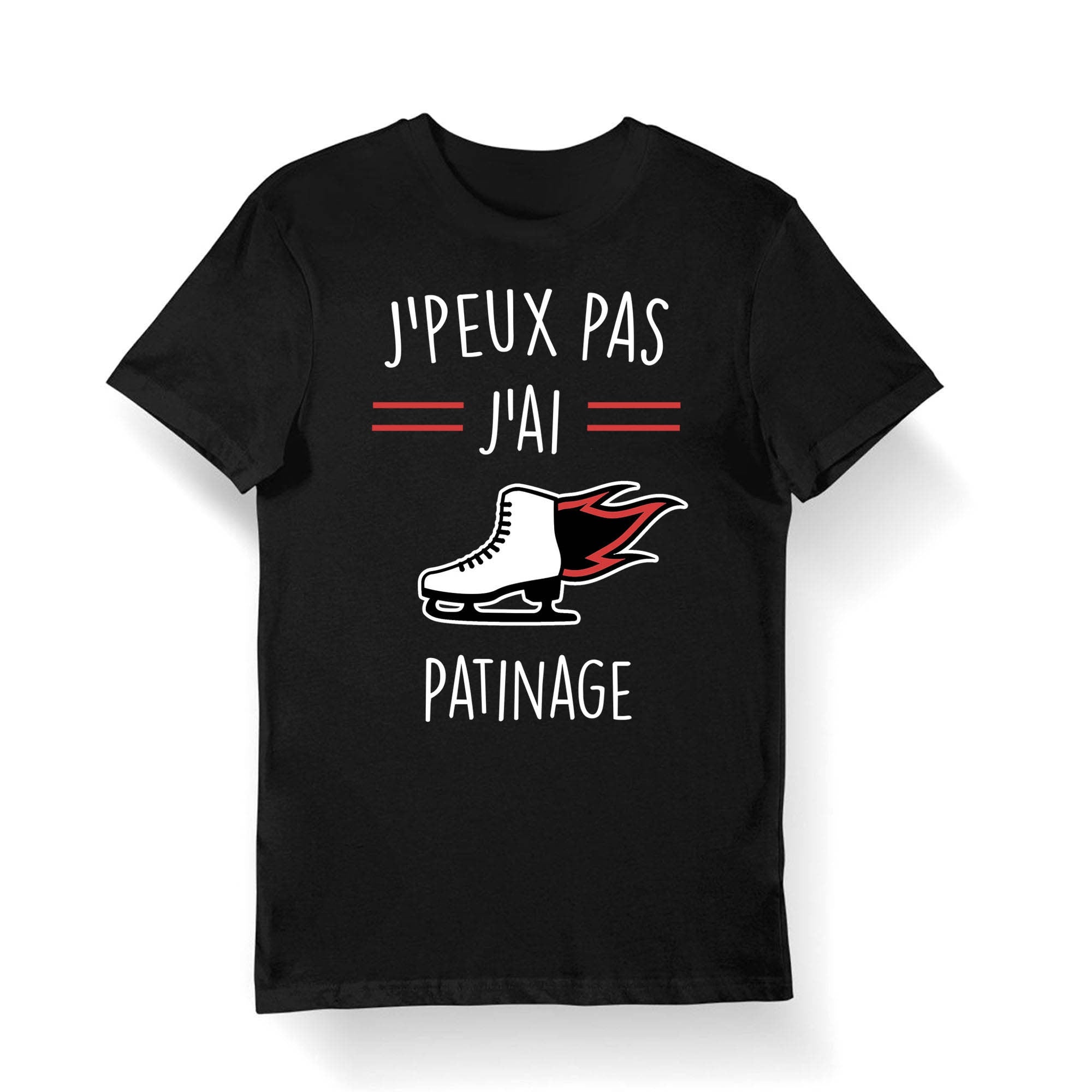 Patinage Je peux pas j39ai Patinage T shirt Bio Homme Femme Enfant et Body Bb Sport Humour pour Patineur Graphic Tee – Premium Graphic · Perfect For Daily Wear