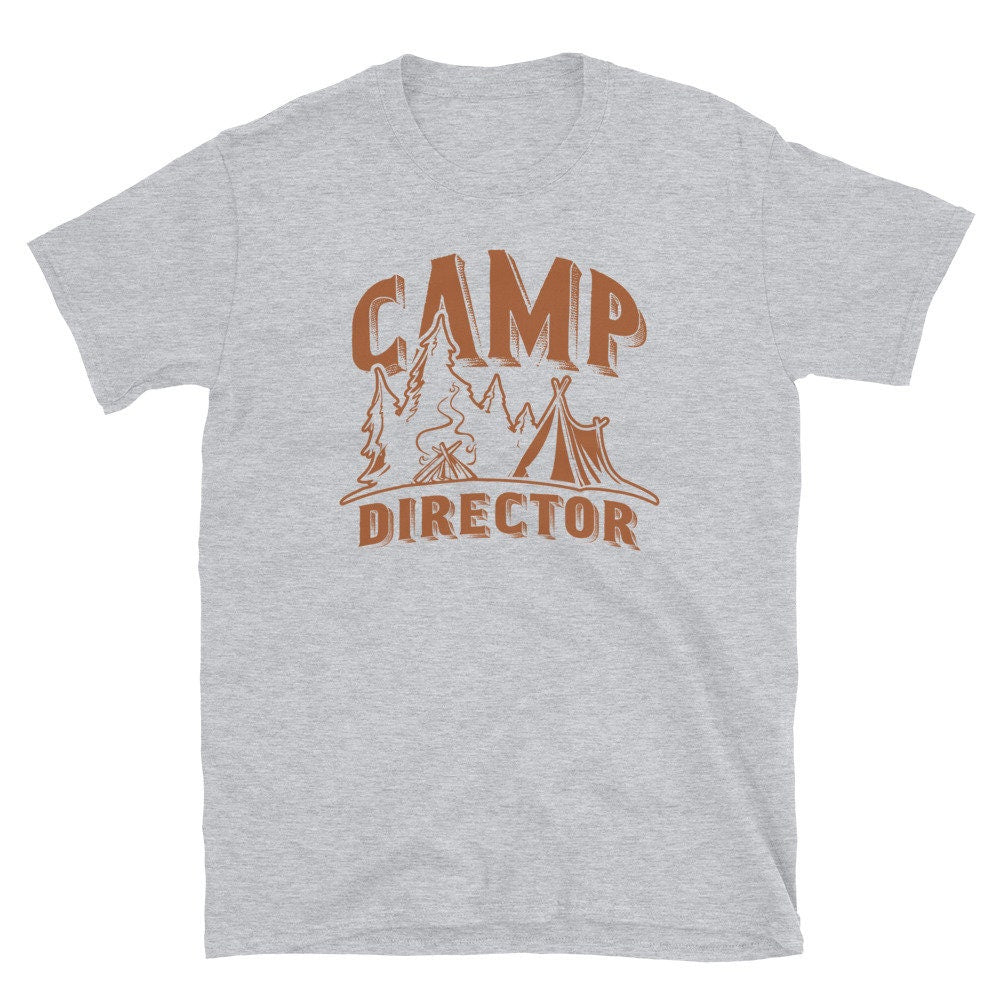 Camp Director Comedic Camping T Shirt Graphic Tee – Warm & Stylish · Perfect For Daily Wear