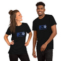 Peace Love Back The Blue Police Support Short Sleeve Unisex T Shirt Graphic Tee – Cozy Vibes · Perfect For Daily Wear