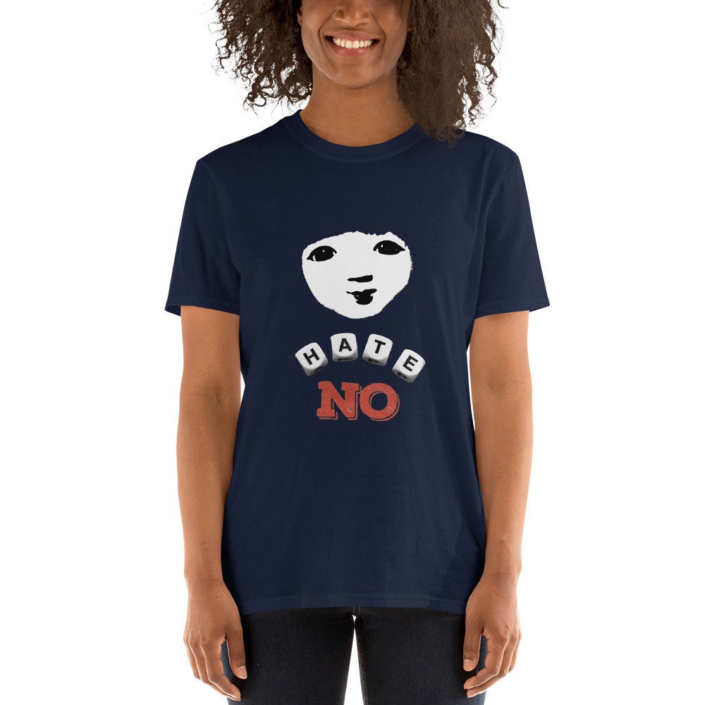 No Hate to Asians Short Sleeve Unisex T Shirt Graphic Tee – Feel-Good Design · Great Gift For Fans