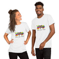 Peace Love Hippy Short Sleeve Unisex T Shirt Graphic Tee – Cozy Vibes · Great Gift For Fans