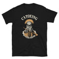 Catoeing Cat Canoeing in River Canoe T Shirt Graphic Tee – Aesthetic Look · Great Gift For Fans