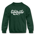 Colorado Youth Sweatshirt Hand Lettered Youth Colorado Sweatshirt Personalization Available Sweatshirt – Bold Style · Great Gift For Fans