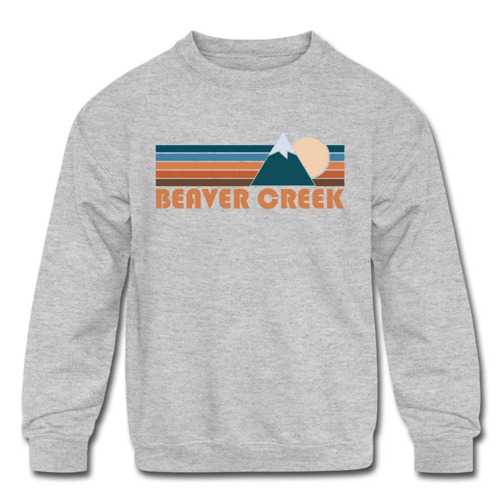 Beaver Creek Canada Youth Sweatshirt Retro Mountain Youth Beaver Creek Sweatshirt Personalization Available Sweatshirt – Warm & Stylish · Top Pick For Any Outfit
