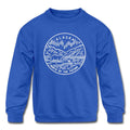 Alaska Youth Sweatshirt State Design Youth Alaska Sweatshirt Personalization Available Sweatshirt – Premium Graphic · Top Pick For Any Outfit