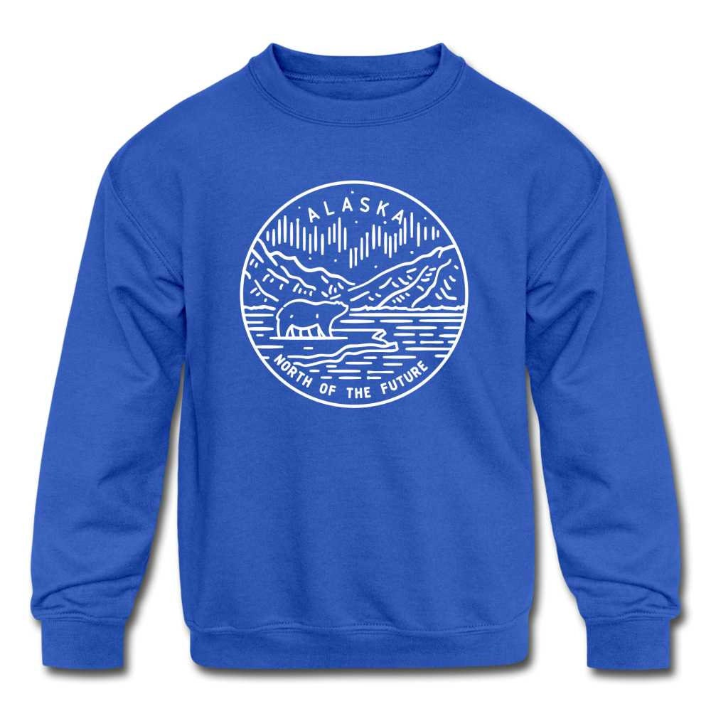 Alaska Youth Sweatshirt State Design Youth Alaska Sweatshirt Personalization Available Sweatshirt – Premium Graphic · Top Pick For Any Outfit