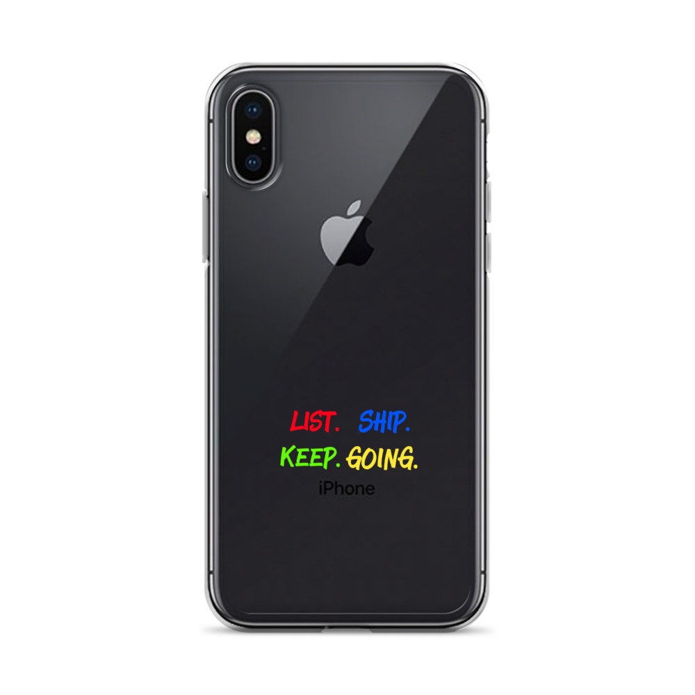 List Ship Keep Going Resellers iPhone Case Graphic Tee – Premium Graphic · Perfect For Daily Wear