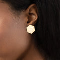 Mohawk Proud Sterling Silver Hexagon Stud Earrings Graphic Tee – Aesthetic Look · High-Quality Print