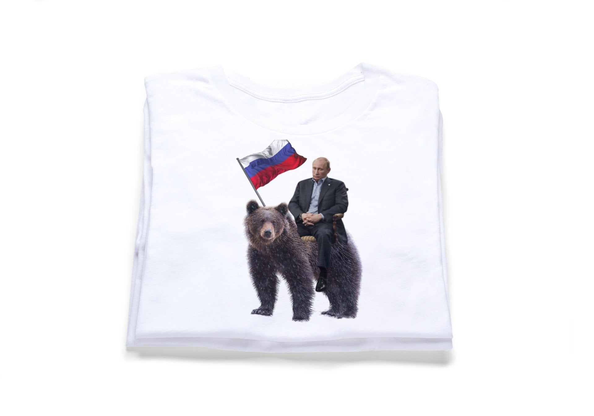 Putin Russian Bear Short Sleeve Unisex T Shirt Graphic Tee – Warm & Stylish · Trending Graphic Apparel