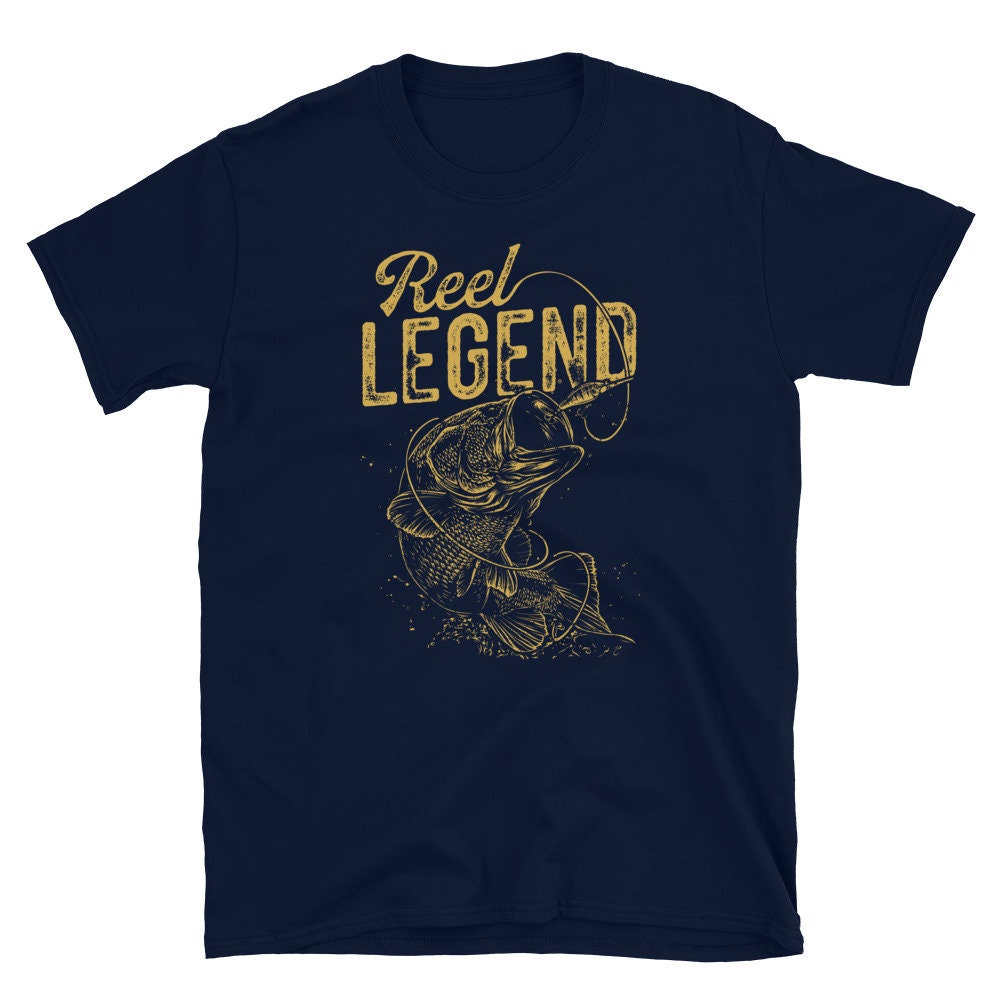 Fishing Pole Reel Legend Fishing T Shirt Graphic Tee – Bold Style · Trending Graphic Apparel