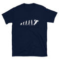 Funny Evolution of Man and Snowmobiler T Shirt Graphic Tee – Feel-Good Design · High-Quality Print