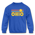 Ohio Youth Sweatshirt Retro Sunrise Youth Ohio Sweatshirt Personalization Available Sweatshirt – Cozy Vibes · Great Gift For Fans