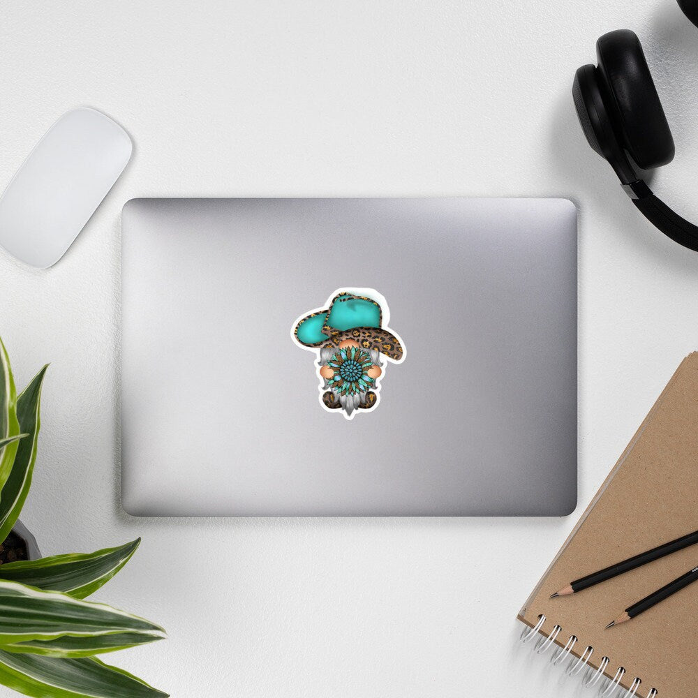 Adorable Southwestern Cowboy Gnome Bubble free stickers Graphic Tee – Cozy Vibes · Great Gift For Fans