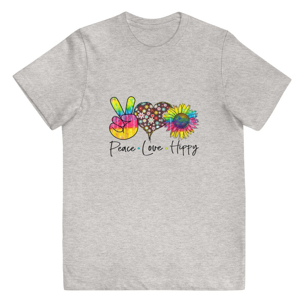 Peace Love Hippy Youth jersey t shirt Jersey – Aesthetic Look · High-Quality Print
