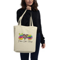Peace Love Hippy Sunflower Eco Tote Bag Tote Bag – Soft Feel · High-Quality Print