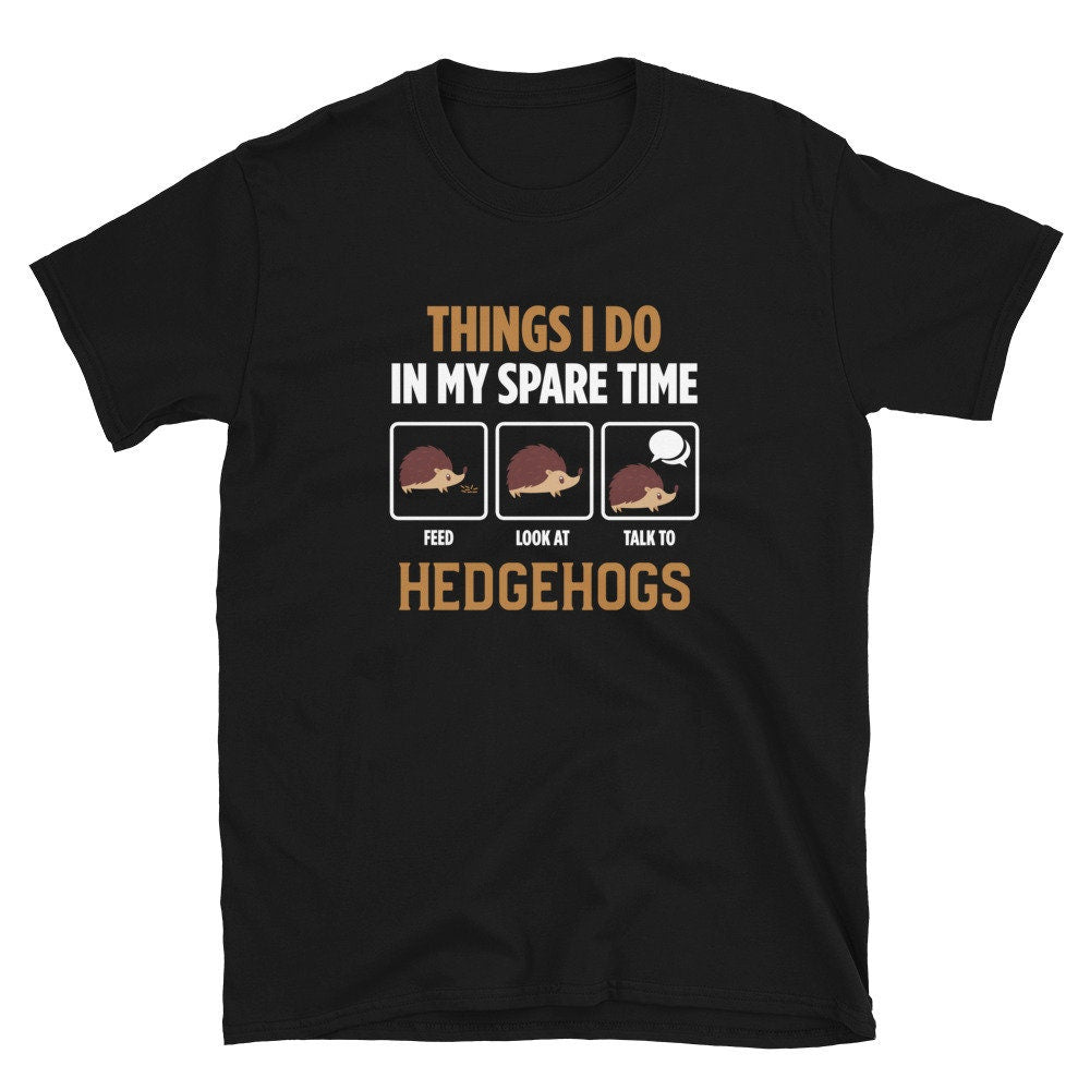 Hedgehogs and Hedgepigs Funny Hedge T Shirt Graphic Tee – Feel-Good Design · Perfect For Daily Wear