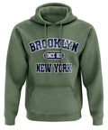 Brooklyn NYC Varsity Hoodie Hoodie – Warm & Stylish · High-Quality Print