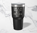 Stepson Tumbler Funny Appreciation Gifts Travel Coffee Mug Birthday Gift For Men and Women Graphic Tee – Warm & Stylish · Top Pick For Any Outfit