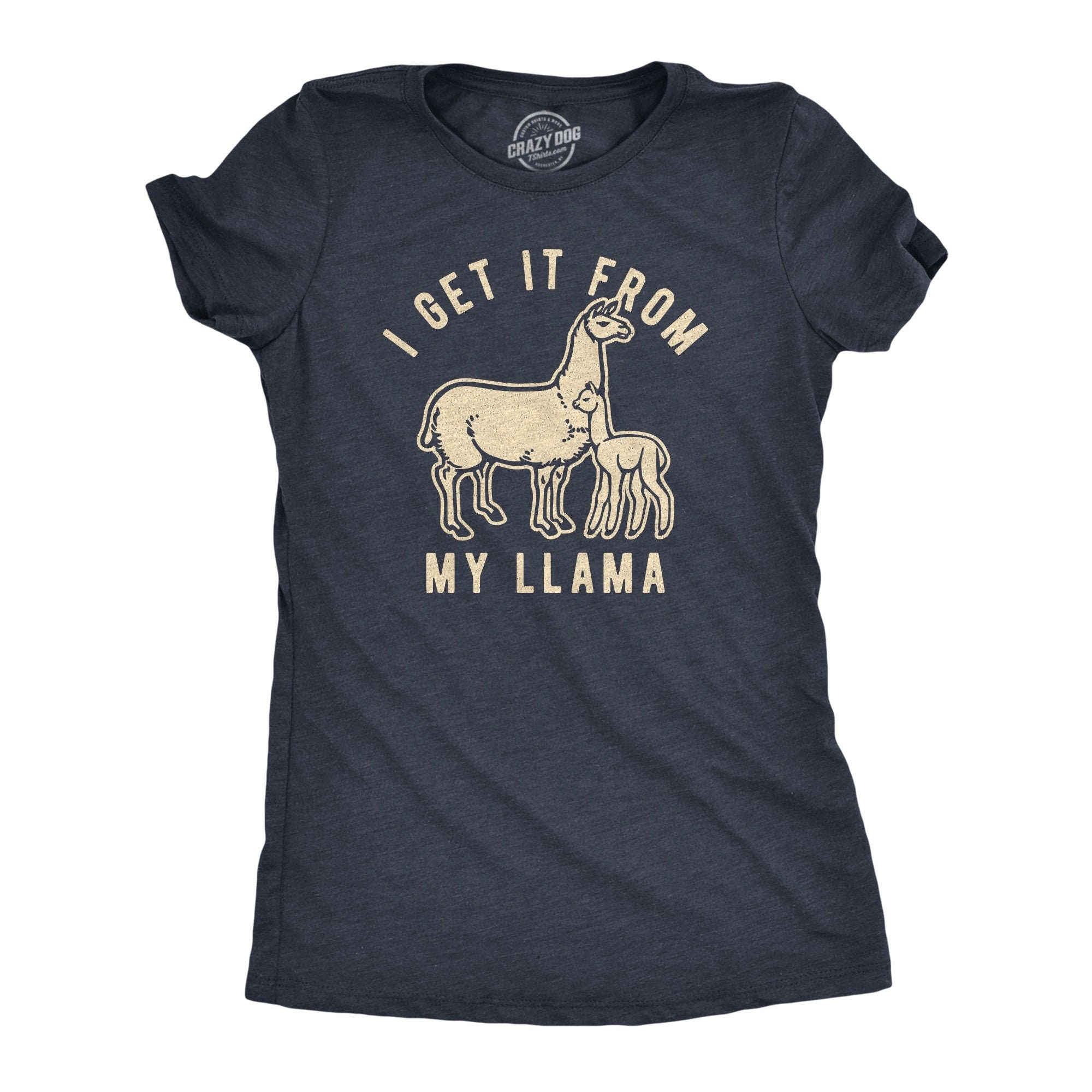 I Get It From My Llama T Shirt Funny LLAMA Mom Shirt Gift For New Mom Mothers Day Gift Funny Shirt For Moms Mom Shirt Funny Graphic Tee – Easygoing Wear · Trending Graphic Apparel