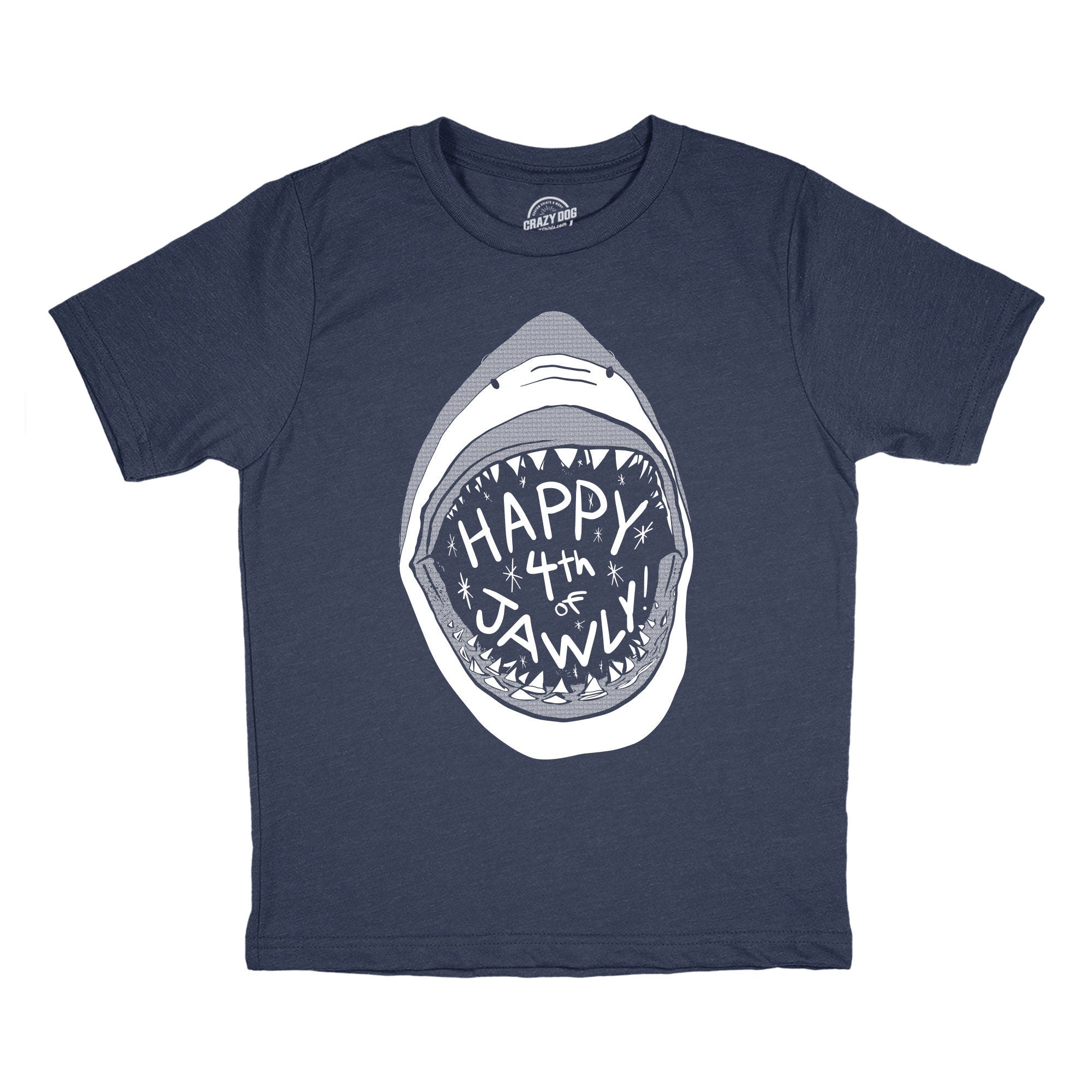 Youth Happy 4th of Jawly Shirt Independence Day Shirt Shark Lover Gift Shark Graphic Tee 4th of July Shirts Funny Shark Gifts Graphic Tee – Easygoing Wear · Top Pick For Any Outfit