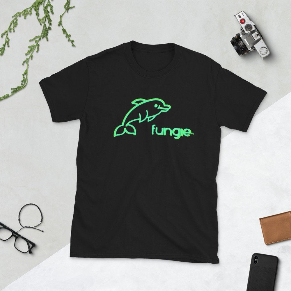 Fungie The Dolphin Green Summer Short Sleeve Unisex T Shirt Graphic Tee – Premium Graphic · Must-Have Style