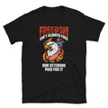 US Eagle Freedoms from Veterans Day Short Sleeve Unisex T Shirt Graphic Tee – Soft Feel · High-Quality Print