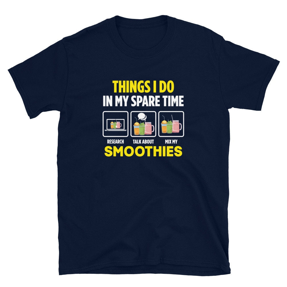Making Shakes and Funny Smoothie Maker T Shirt Graphic Tee – Feel-Good Design · Great Gift For Fans