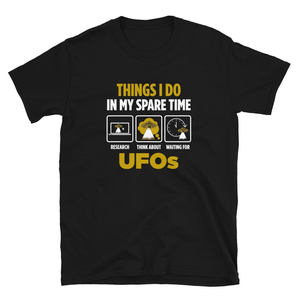 Ufo Believe Area 51 Alien Waiting for Ufos T Shirt Graphic Tee – Soft Feel · Top Pick For Any Outfit