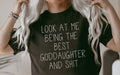 Goddaughter Gifts Goddaughter Shirt Goddaughter Tshirt Goddaughter Birthday Gifts for Men and Women Graphic Tee – Aesthetic Look · High-Quality Print