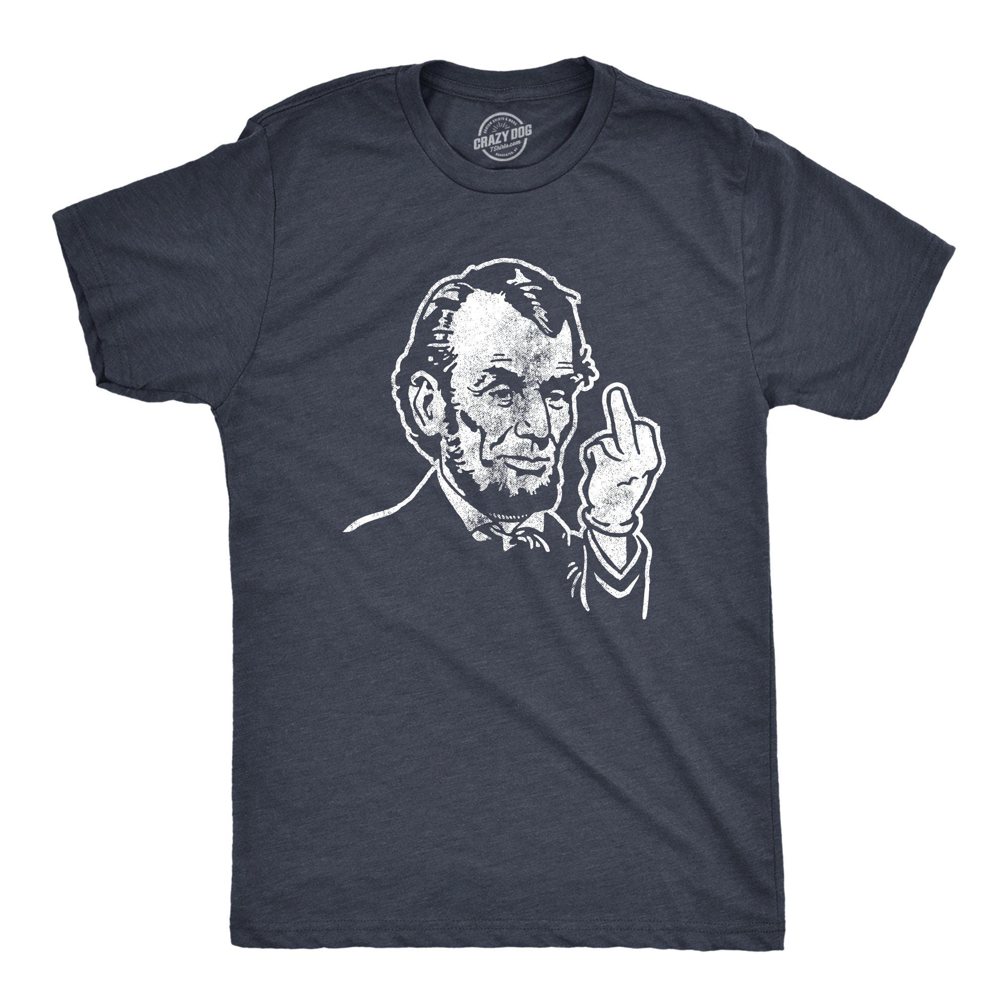 Abe Lincoln T shirt Political Shirts Rude 4th of July Abe Lincoln Middle Finger Abe Tee Funny Shirts Resist Shirt President Shirts Graphic Tee – Warm & Stylish · Top Pick For Any Outfit