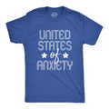 United States of Anxiety Social Anxiety Shirt Sarcastic Shirt Men Funny Shirts Unisex Sizing Anxiety Shirt Anxiety State 4th of July Graphic Tee – Everyday Comfort · Top Pick For Any Outfit