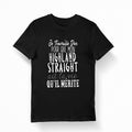 Highland Straight Je travaille dur T shirt Bio Femme Homme Enfant et Body Bb Fun Drle Collection Chat et Animaux Graphic Tee – Cozy Vibes · Great Gift For Fans