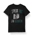 Accordon J39peux pas j39ai Accordon T shirt Homme Femme Enfant et Body Bb Bio Humour Fun Drle Collection Pour Musicien Graphic Tee – Warm & Stylish · Perfect For Daily Wear