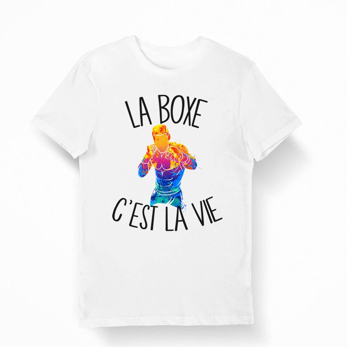 T shirt Boxe T shirt La Boxe C39est la Vie T shirt Bio Homme Femme Enfant et Body Bb Graphic Tee – Soft Feel · Must-Have Style