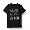 Teckel Je travaille dur T shirt Bio Homme Femme Enfant et Body Bb Collection Chien et Animaux Graphic Tee – Everyday Comfort · High-Quality Print