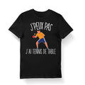 Tennis de table J39peux pas j39ai Tennis de table T shirt Bio Homme Femme Enfant et Body Bb Pour Pongiste Graphic Tee – Feel-Good Design · Trending Graphic Apparel