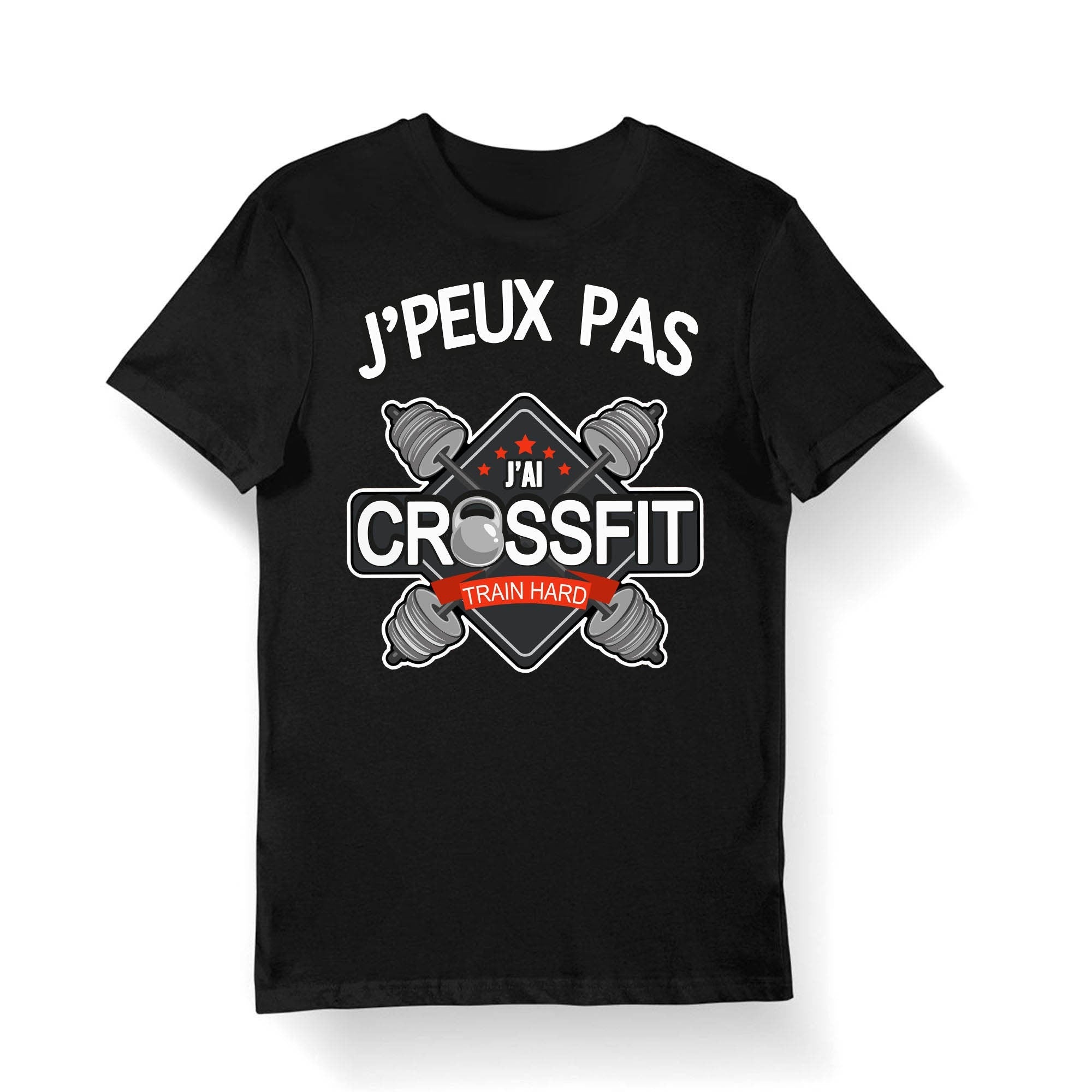 Crossfit J39peux pas j39ai Crossfit T shirt Bio Femme Homme Enfant et Body Bb Fun Drle Collection Pour Fitness homme Graphic Tee – Easygoing Wear · Top Pick For Any Outfit