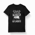Dalmatien Je travaille dur T shirt Femme et Homme Bio Humour Fun Drle Collection Chien et Animaux Graphic Tee – Bold Style · Trending Graphic Apparel