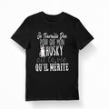 Husky Je travaille dur T shirt Bio Homme Femme Enfant et Body Bb Fun Drle Collection Chien et Animaux Graphic Tee – Easygoing Wear · High-Quality Print