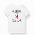 T shirt Basket T shirt Le Basket C39est la Vie T shirt Bio Homme Femme Enfant et Body Bb Graphic Tee – Cozy Vibes · Must-Have Style