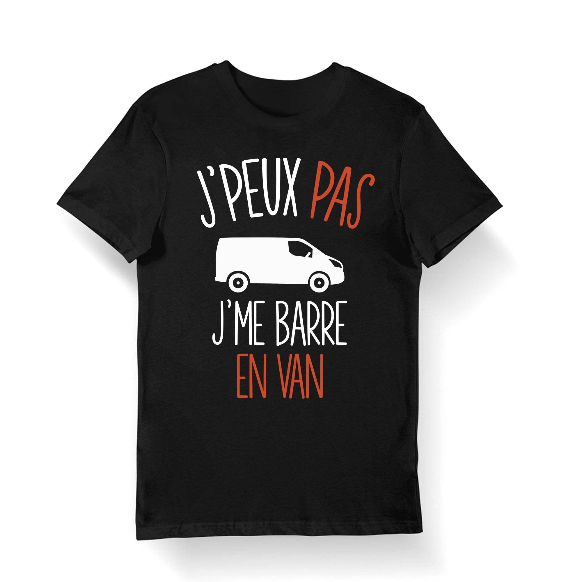 T shirt J39me Barre en Van J39peux Pas J39me Barre en Van T shirt Bio Homme Femme Enfant et Body Bb Graphic Tee – Feel-Good Design · Perfect For Daily Wear