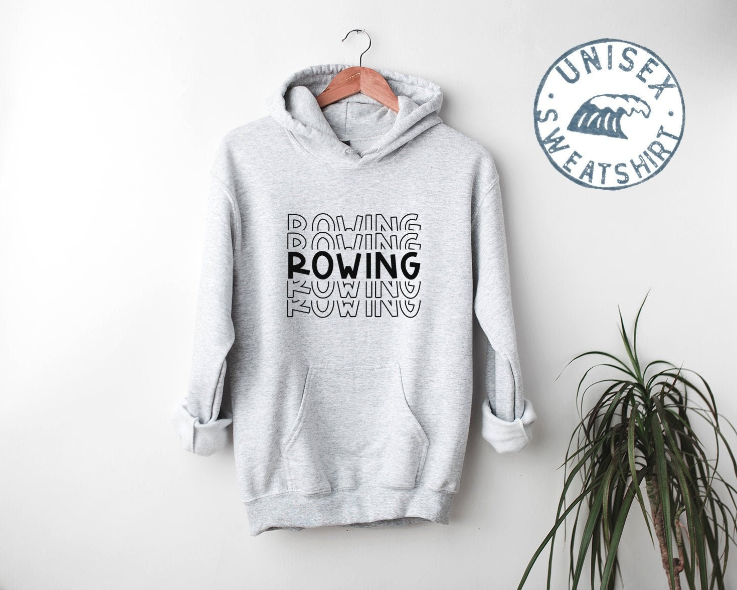 Rowing Rower Row Lover Hoodie Funny Hooded Sweatshirt Birthday Gifts for Men and Women Hoodie – Soft Feel · High-Quality Print