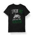 Tracteur J39peux pas j39suis sur mon Tracteur T shirt Bio Homme Femme Enfant et Body Bb Humour Fun Drle Pour nos amis Agriculteurs Graphic Tee – Cozy Vibes · High-Quality Print