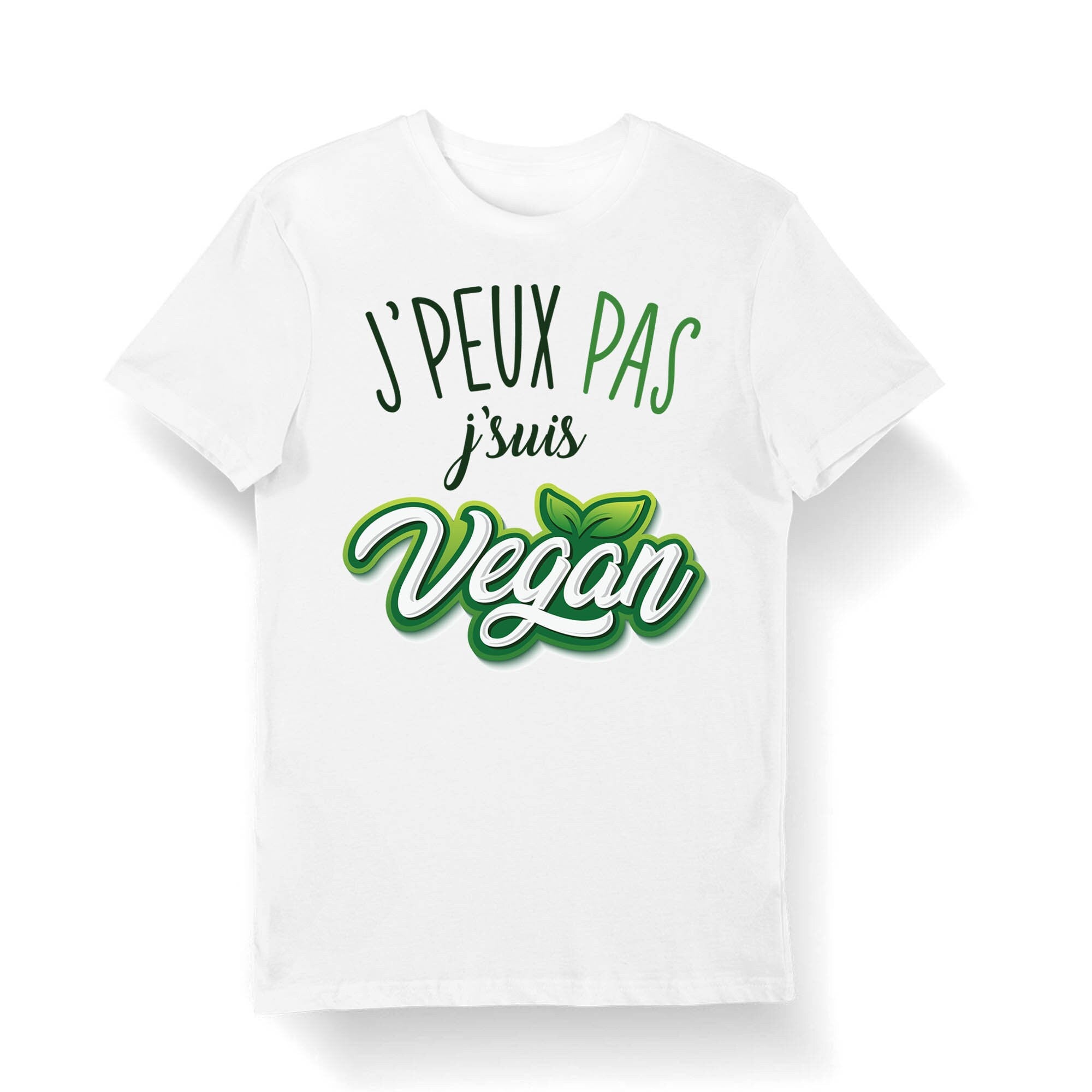 Vegan J39peux pas je suis Vegan T shirt Bio Homme Femme Enfant et Body Bb Collection Pour Vegan Graphic Tee – Warm & Stylish · Trending Graphic Apparel