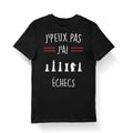 checs J39peux pas j39ai checs T shirt Bio Homme Femme Enfant et Body Bb Collection Pour Joueur d39checs Graphic Tee – Fan Favorite · High-Quality Print