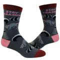 Stay Trashy Raccoon Socks Opossum Socks Funny Animal Socks Funny Women39s Socks Funny Socks Funky Opossum Socks Trashy Socks Graphic Tee – Premium Graphic · High-Quality Print