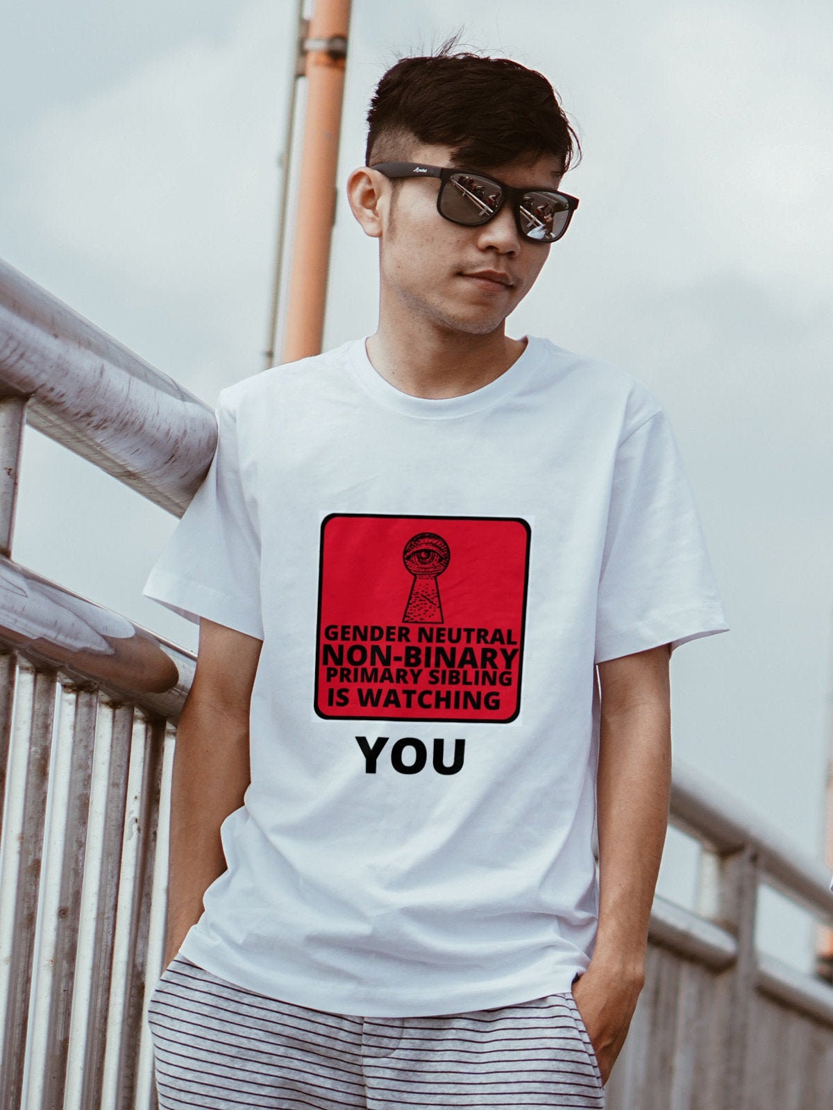 Big Brother Is Watching You Short Sleeve Unisex T Shirt Graphic Tee – Everyday Comfort · High-Quality Print